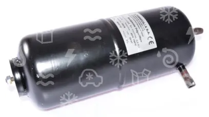 sběrač chladiva, 45 BAR,  3,0 l, vstup 12 mm ODM, výstup 1